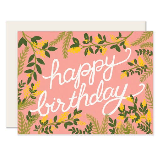 Slightly Stationery - Botanical Birthday | Floral Birthday Card