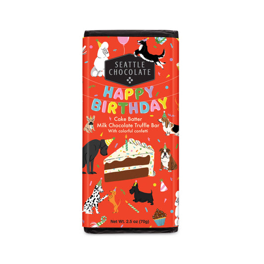 Seattle Chocolate Co. - Happy Birthday Truffle Bar, Kansas City Gift Shop, Lee's Summit, MO, Bel Fiore Co. Flower Bar + Boutique