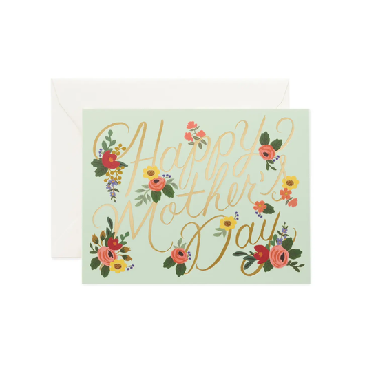 Rifle Paper Co. - Rosa Mother's Day Card, Lee's Summit, MO, Bel Fiore Co. Flower Bar + Boutique