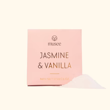 Musee Bath - Jasmine & Vanilla Mini Salt Soak, Lee's Summit, MO, Bel Fiore Co. Flower Bar + Boutique