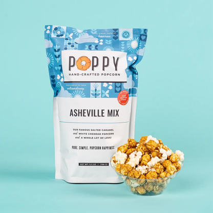 Poppy Handcrafted Popcorn - Market Bag - Asheville Mix, Lee's Summit, MO, Bel Fiore Co. Flower Bar + Boutique