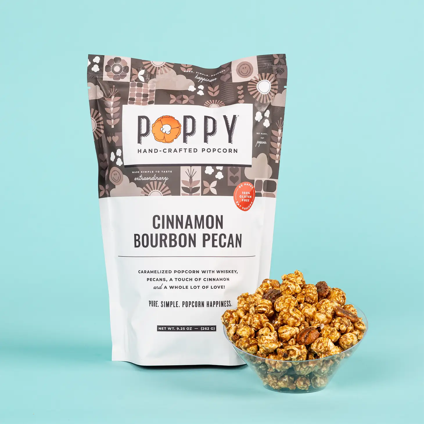 Poppy Handcrafted Popcorn - Market Bag - Cinnamon Bourbon Pecan, Lee's Summit, MO, Bel Fiore Co. Flower Bar + Boutique
