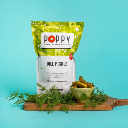 Poppy Handcrafted Popcorn - Market Bag - Dill Pickle, Lee's Summit, MO, Bel Fiore Co. Flower Bar + Boutique