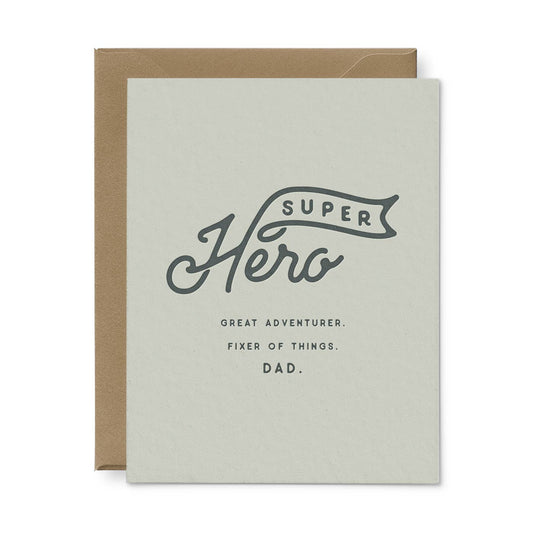 Super Hero Dad Father's Day Greeting Card
