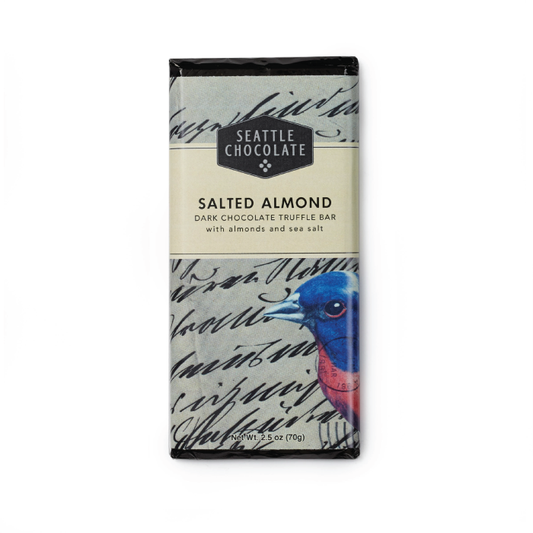 Salted Almond Truffle Bar, Seattle Chocolate Co., Kansas City Gift Shop, Lee's Summit, MO, Bel Fiore Co. Flower Bar + Boutique